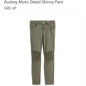 Audrey Moto Detail Skinny Pant